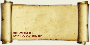 Kristina Dunđerović vizit kartica